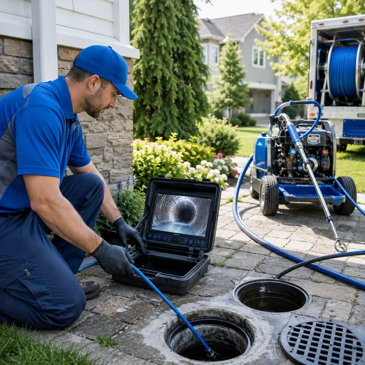 Outdoor drain cleaning professionals serving Golden Meadow, LA
