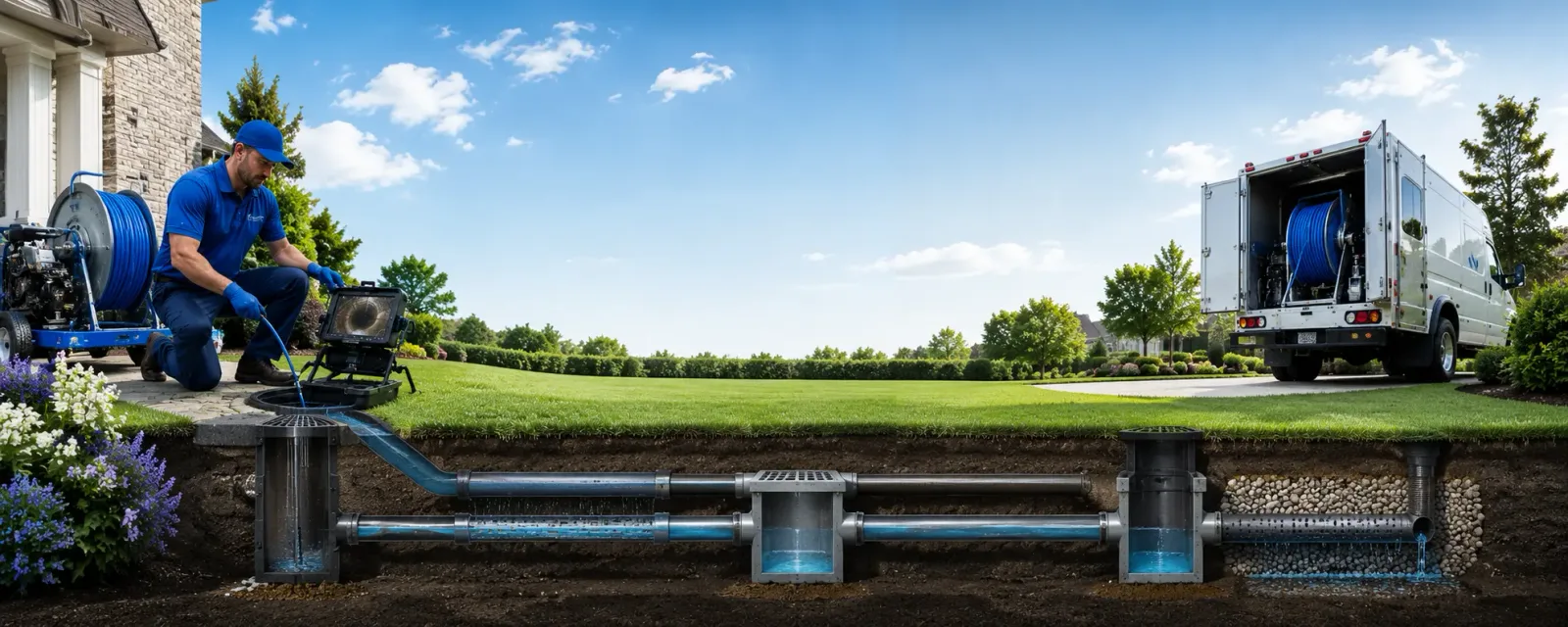 Outdoor drain cleaning information for Golden Meadow, LA